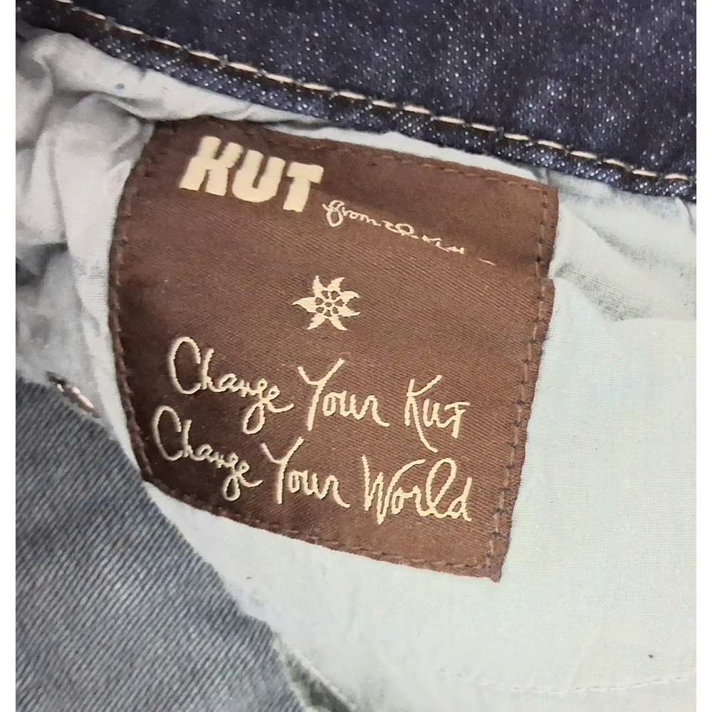 KUT From The Kloth Jeans Women's Size 14 Natalie High Rise Bootcut Thick Stitch - Picture 9 of 15